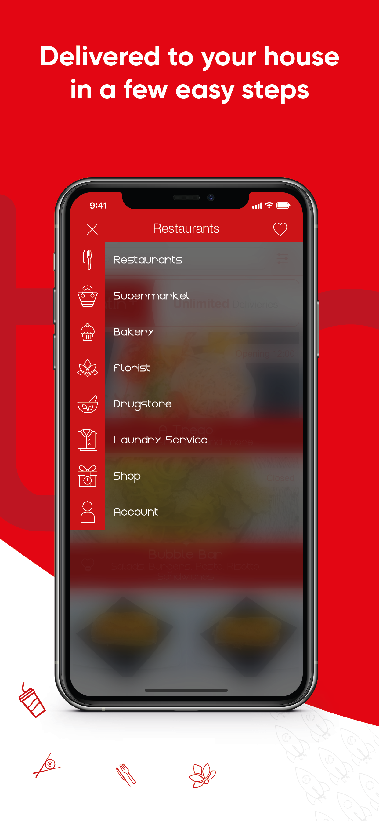 EatIn - App iOS, schermata 4 (apri ingrandita)