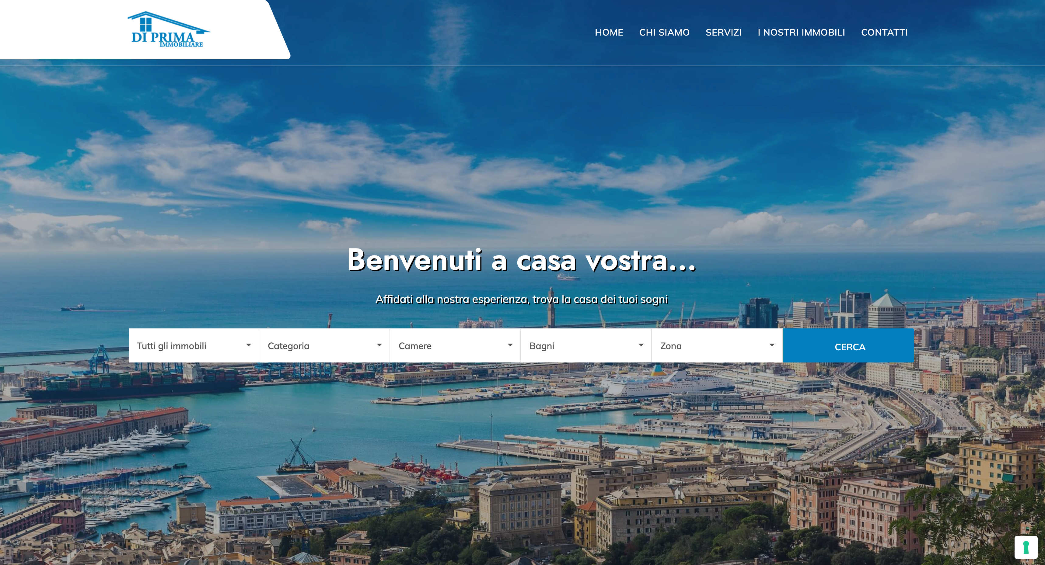 Schermata di Di Prima immobiliare